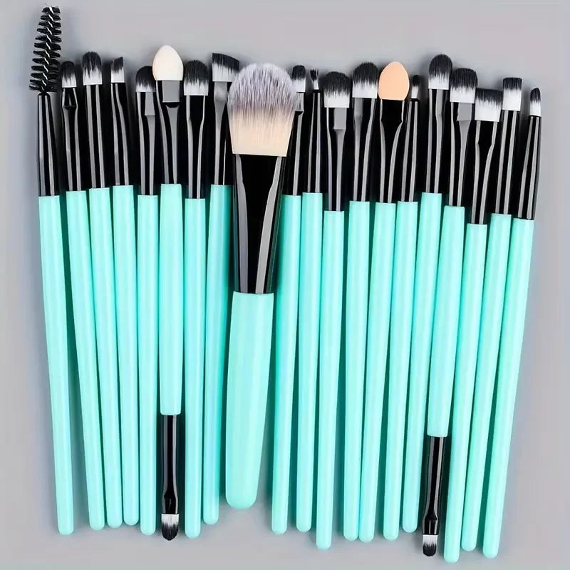 Makeup Brushes 40pcs Kit Eyeshadow Makeup Brush Set Soft Fluffy Professional Foundation Blush Face Eyeliner Cosmetic Beauty Tool Vue Green