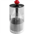 ABKW-Short Straw Dispenser(7.8 Inch), Acrylic For Counter& For Cabinet Storage-Straw Holder Organizer(Black) Vue Black