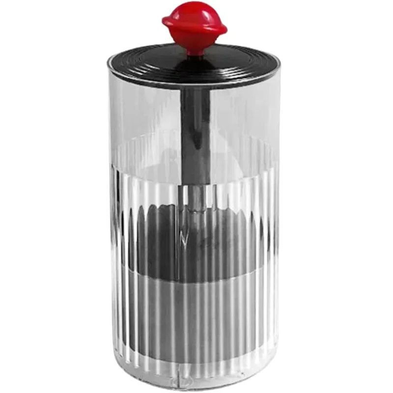 ABKW-Short Straw Dispenser(7.8 Inch), Acrylic For Counter& For Cabinet Storage-Straw Holder Organizer(Black) Vue Black