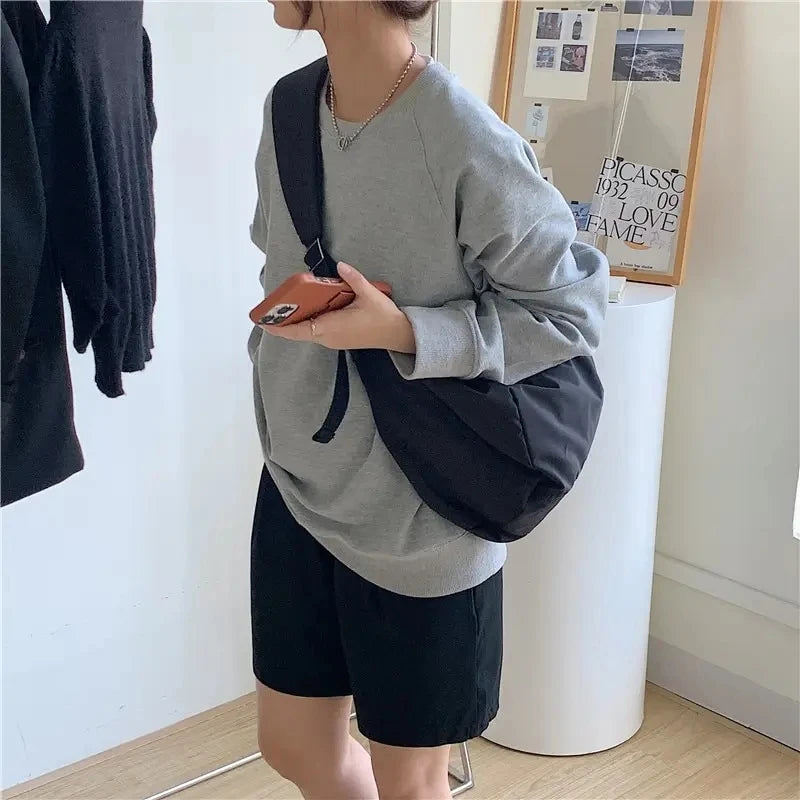 Fashion Summer Large Capacity Casual Nylon Women Shoulder Bag Simple