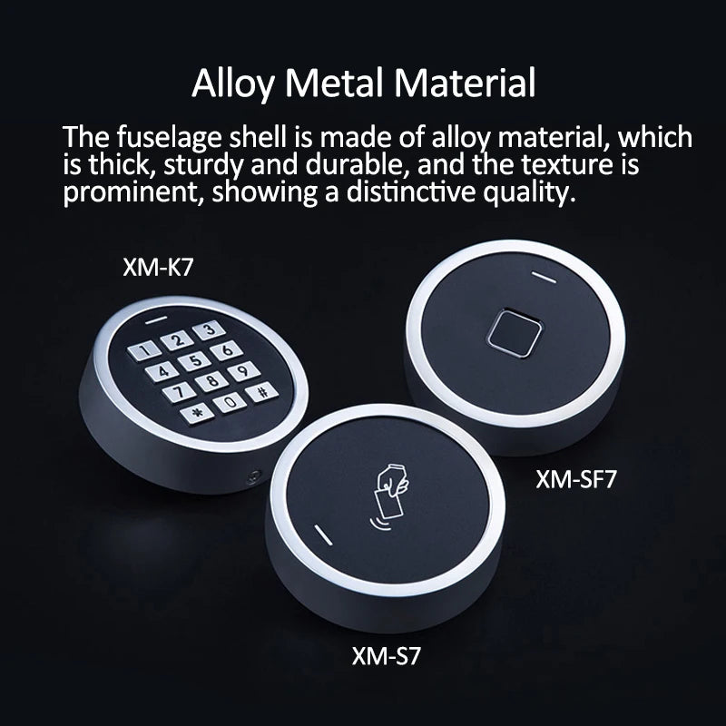 Outdoor Use Metal Waterproof Embedded Biometric Fingerprint Access Controller Standalone RFID Card Door Access Control System Vue
