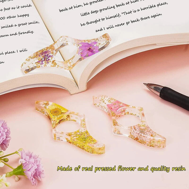 New Style Book Press Finger Ring Reading Aids Convenient Bookmarks School Office Stationery Supplies Vue