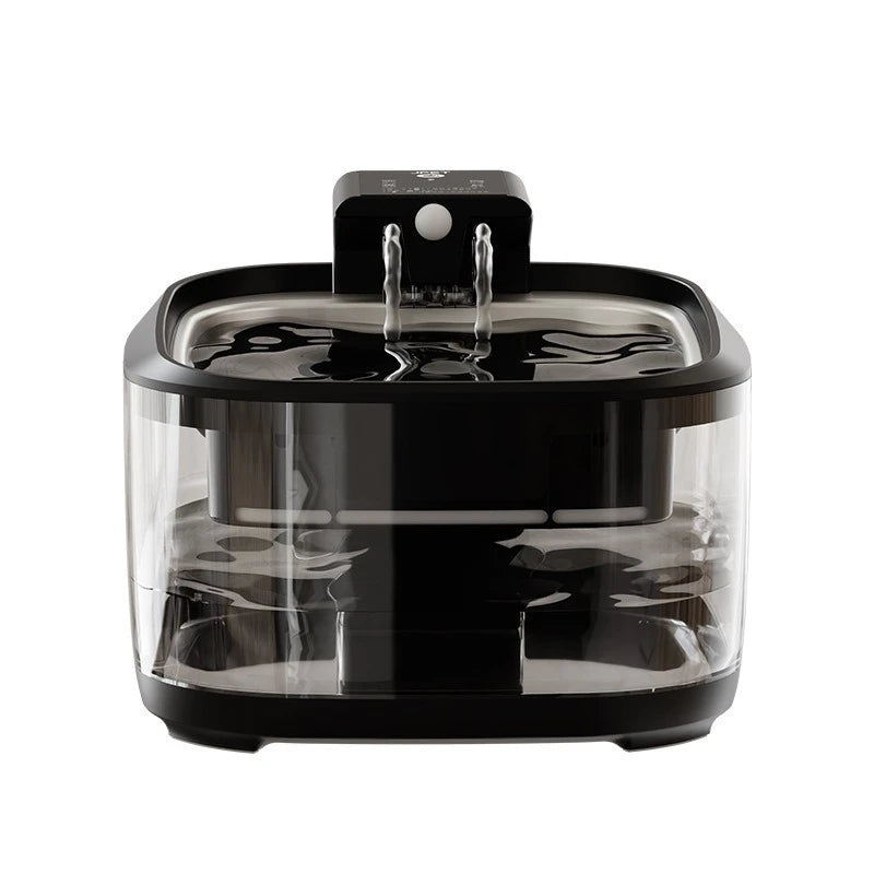 Smart Rechargeable Cat Water Fountain Silent Auto Circulating Filtration Water Dispenser For Cats Kittens Home Table Decor Vue