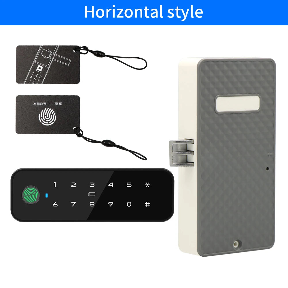 Smart Drawer Lock Invisible Electronic RFID 13.56MHz IC Cabinet Lock Unlock Intelligent Keyless Sensor Lock Easy To Install Vue ES285-H-tuya