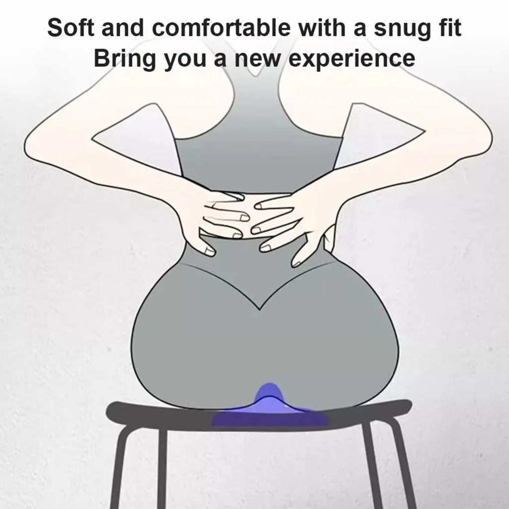 Pelvic Floor Muscle Trainer Sit-On-Top Kegel Fitness Trainer Hip Strengthener Home Office Massage Repair Cushions Vue