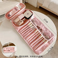 Makeup Brush Bag Large Portable Travel Organizer For Women Students Compact Vanity Case For Home Office Desk Gift For Christmas Vue A2