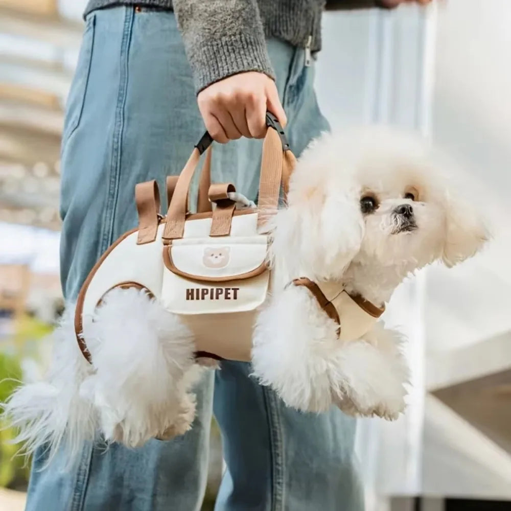 Double Shoulder Dog Carrier Backpack Adjustable Washable Pet Strap Artifact Breathable Dog Outing Bag Dog Accessories Vue