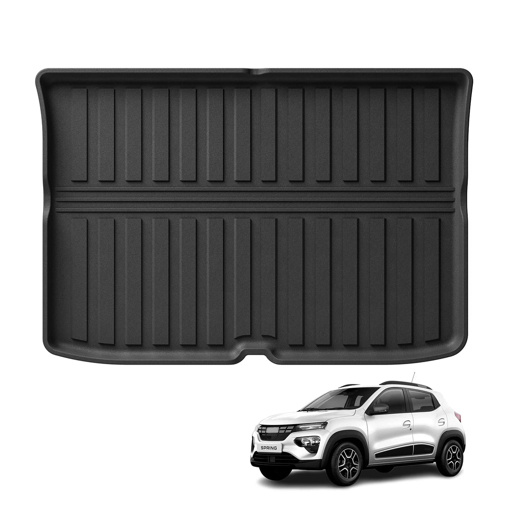 for Dacia Spring EV 2021-2023 Renault City K-ZE Renault Kwid E-Tech Electric TPE 3D Car Floor Mats Trunk Pad Vue SPRING TRUNK 1PC EV