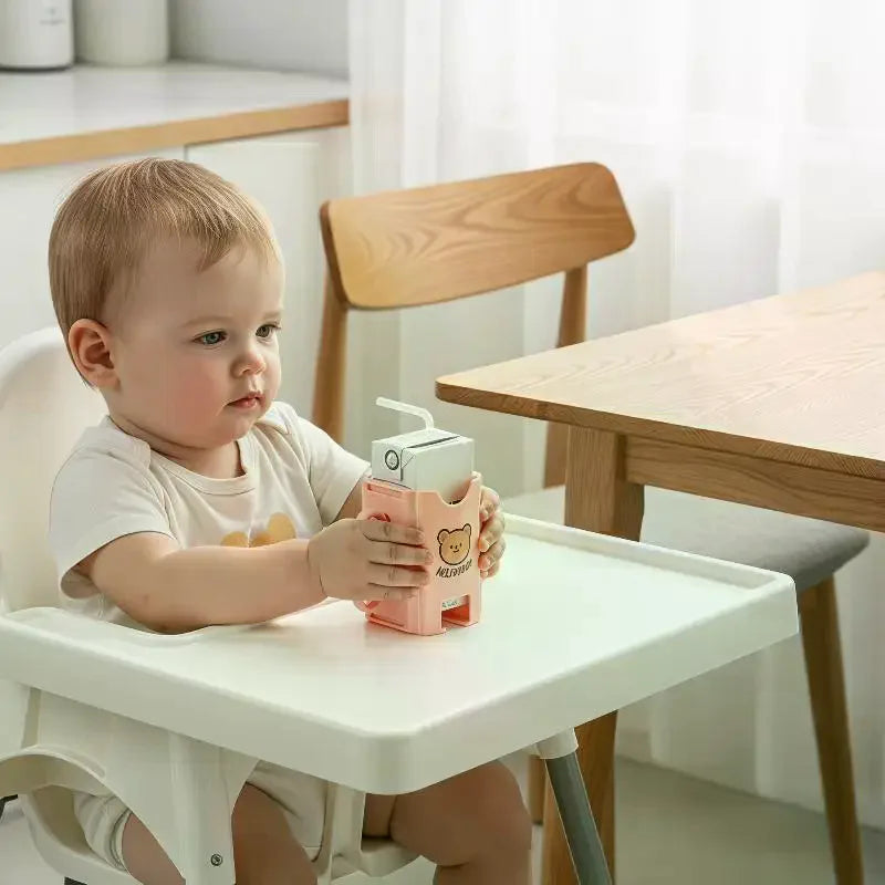 Anti-squeeze Cup Holder Adjustable Milk Juice Box Portable Drink Home