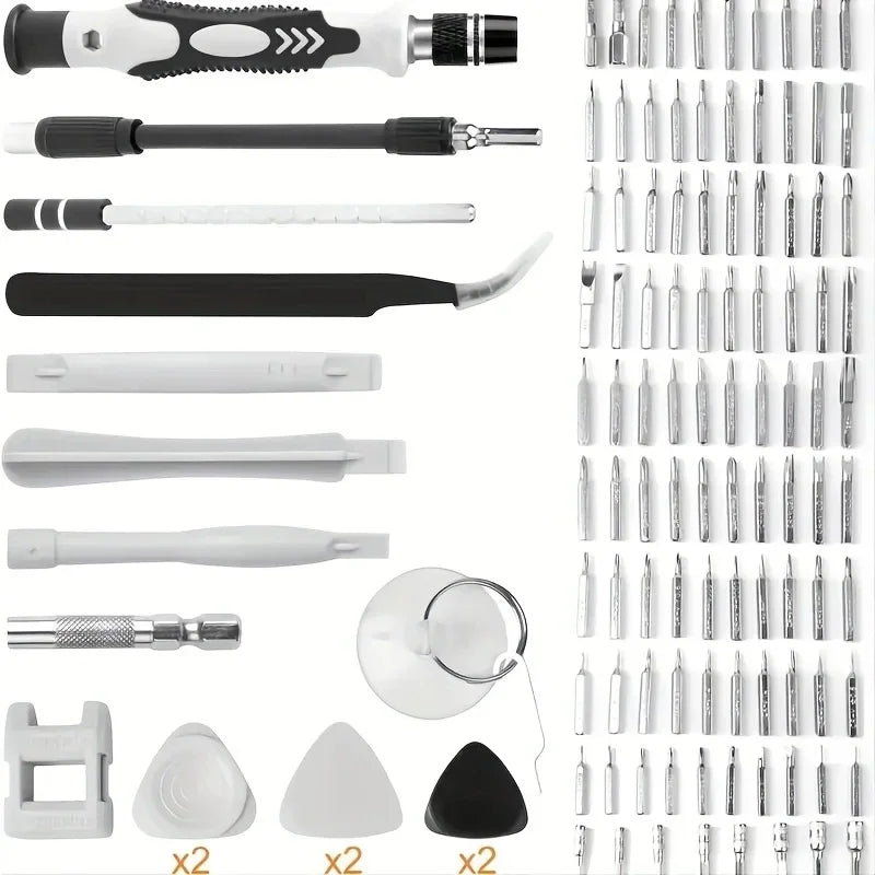 Precision Screwdriver 115 In 1 Set Magnetic Mini Screw Nuts Bits WEEKS Multifunction Repair Tools Kit Household Vue