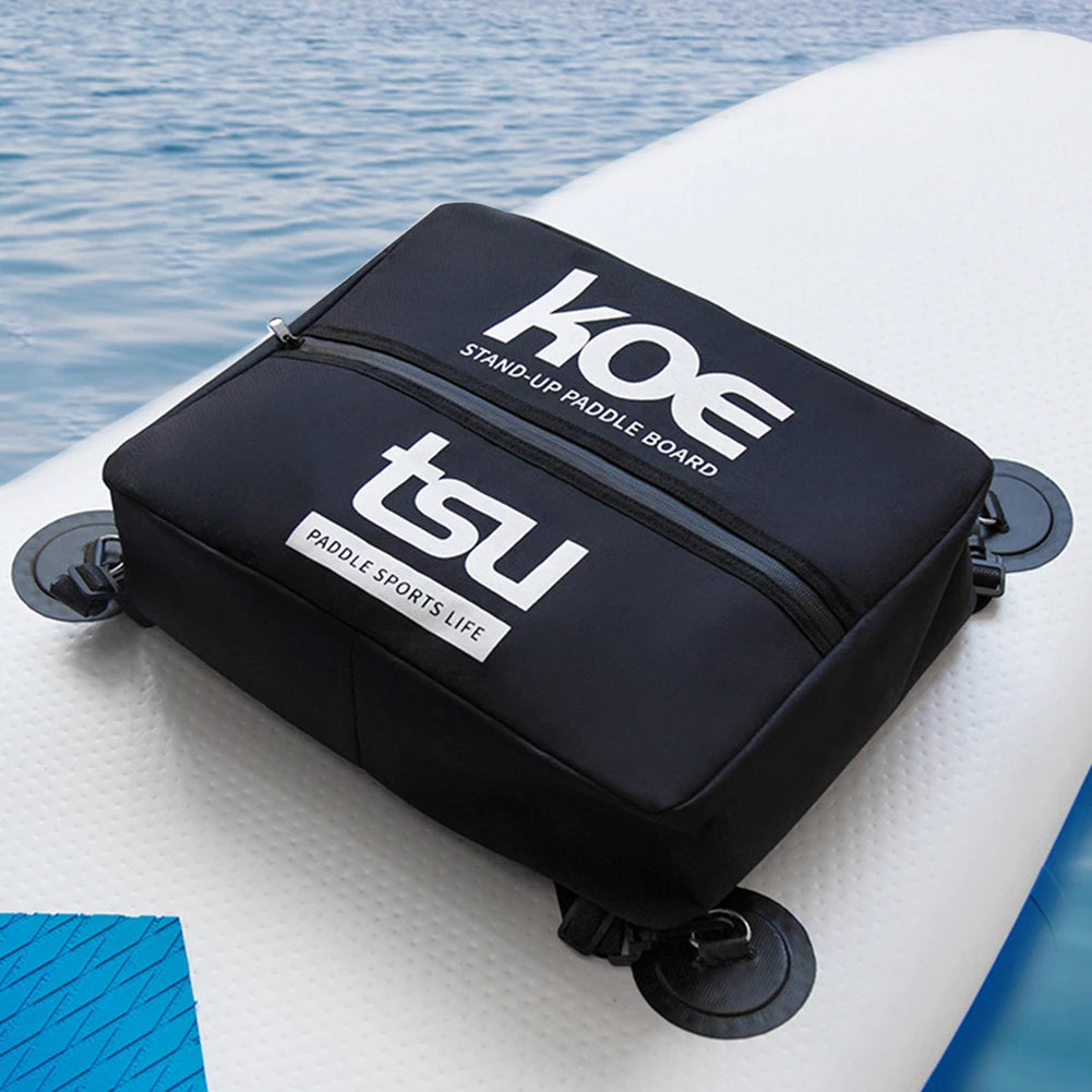 Insulated Paddle Board Cooler Bag Waterproof Deck Pack with Swivel Hooks For SUP Surfboard Storage Mesh Bag Water Sport Access Vue