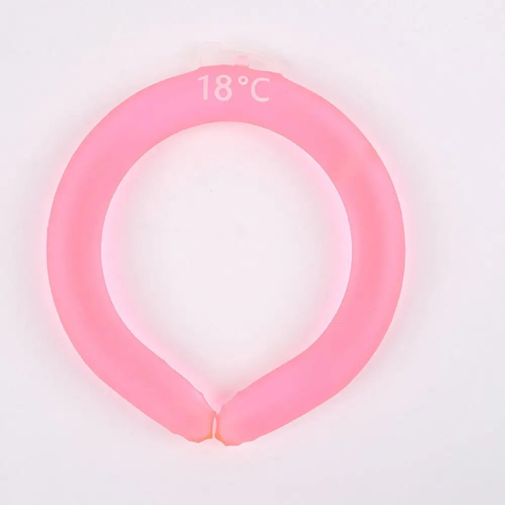 Tube Neck Cooler Ice Reusable Cooling Ring Gel Liquid Maker Wraps