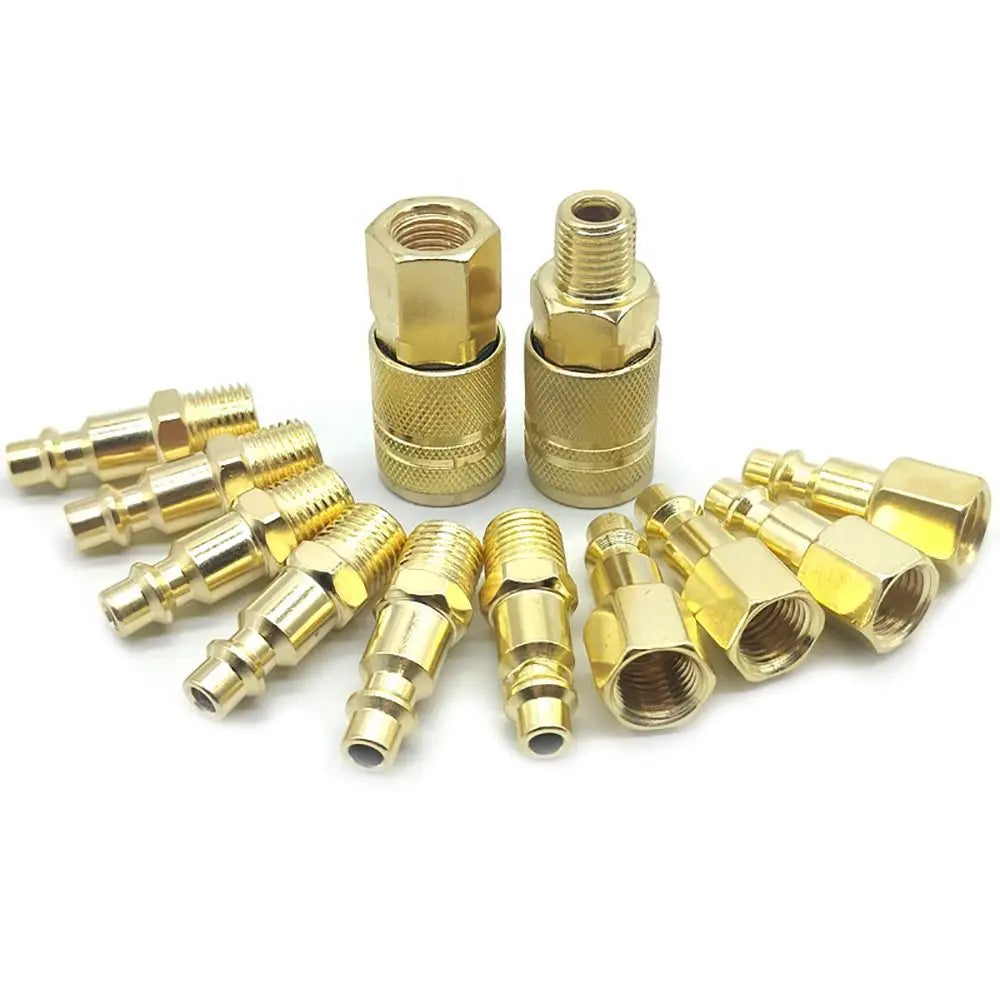 Quick Coupler Tool 1 4 NPT Air Line Hose Fitting Release Coupling