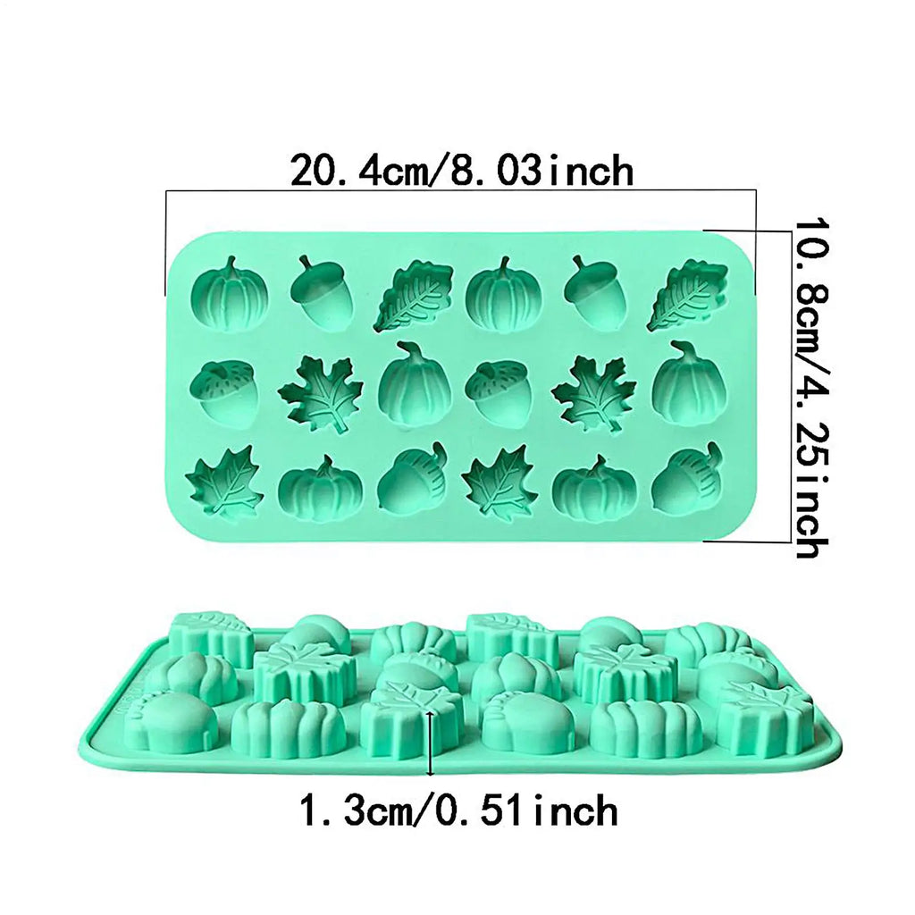 Silicone Maple L eaf Candy Mold, Reusable Easy-Release Chocolate Mould, Fall Baking & Soap Making Mold For Ice Resin Cakes Vue