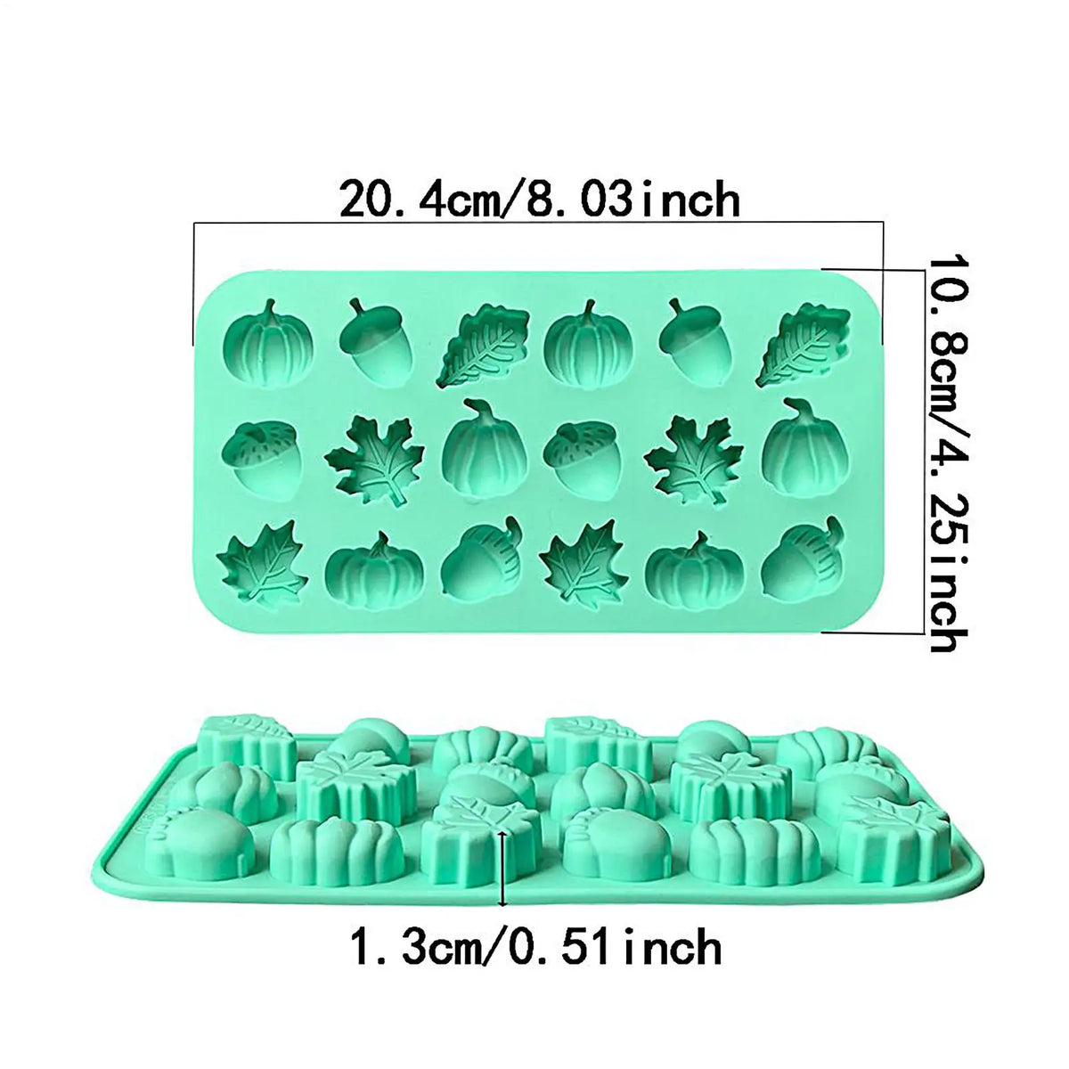 Silicone Maple L eaf Candy Mold, Reusable Easy-Release Chocolate Mould, Fall Baking & Soap Making Mold For Ice Resin Cakes Vue