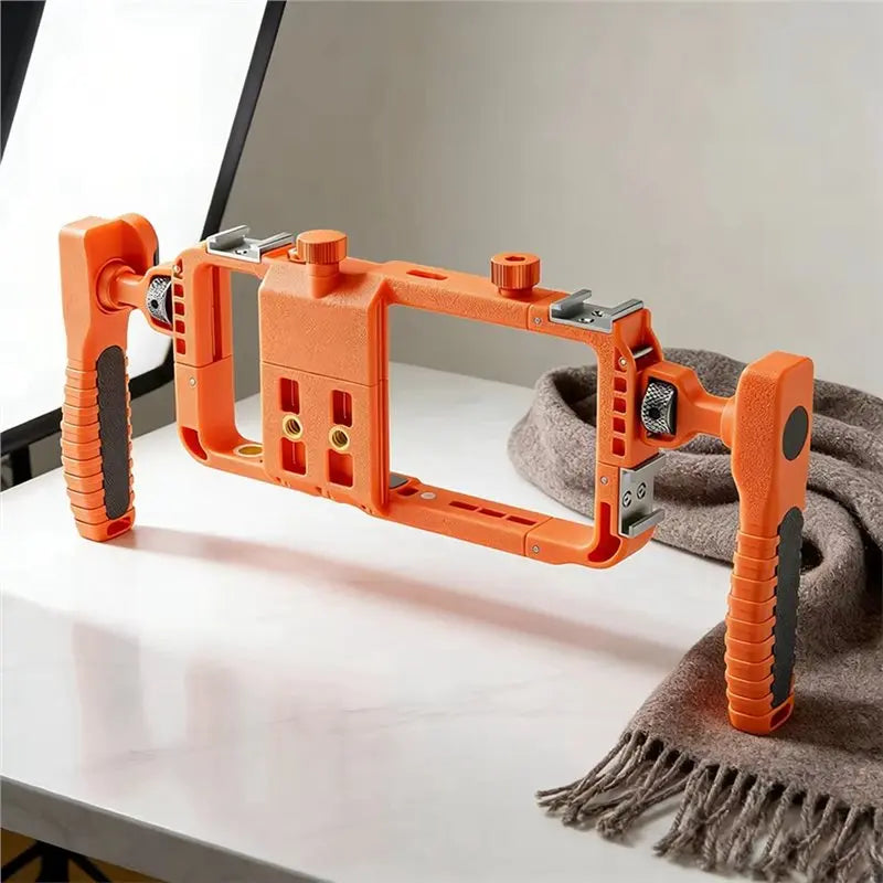 Hot-Orange Phone Cage With Cold Shoes,For Huawei Vue