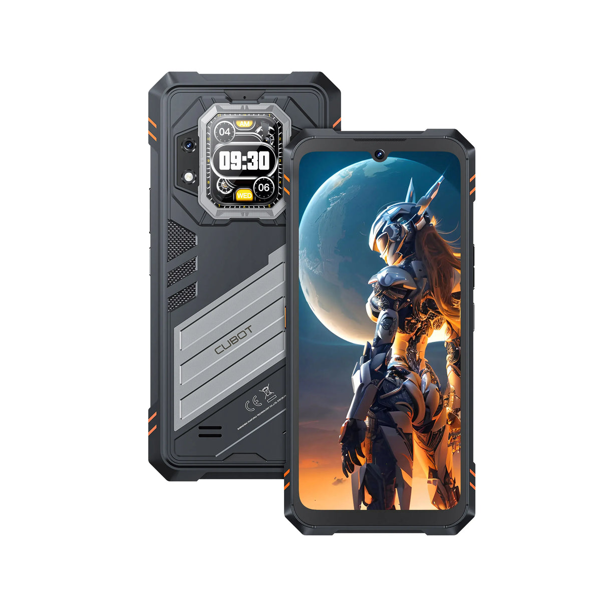 Cubot King Kong Star 2, Ultra-Slim Rugged Smartphone 5G, 4nm MTK D8200, 24GB+256GB,6.72-inch 144Hz Large Display Vue