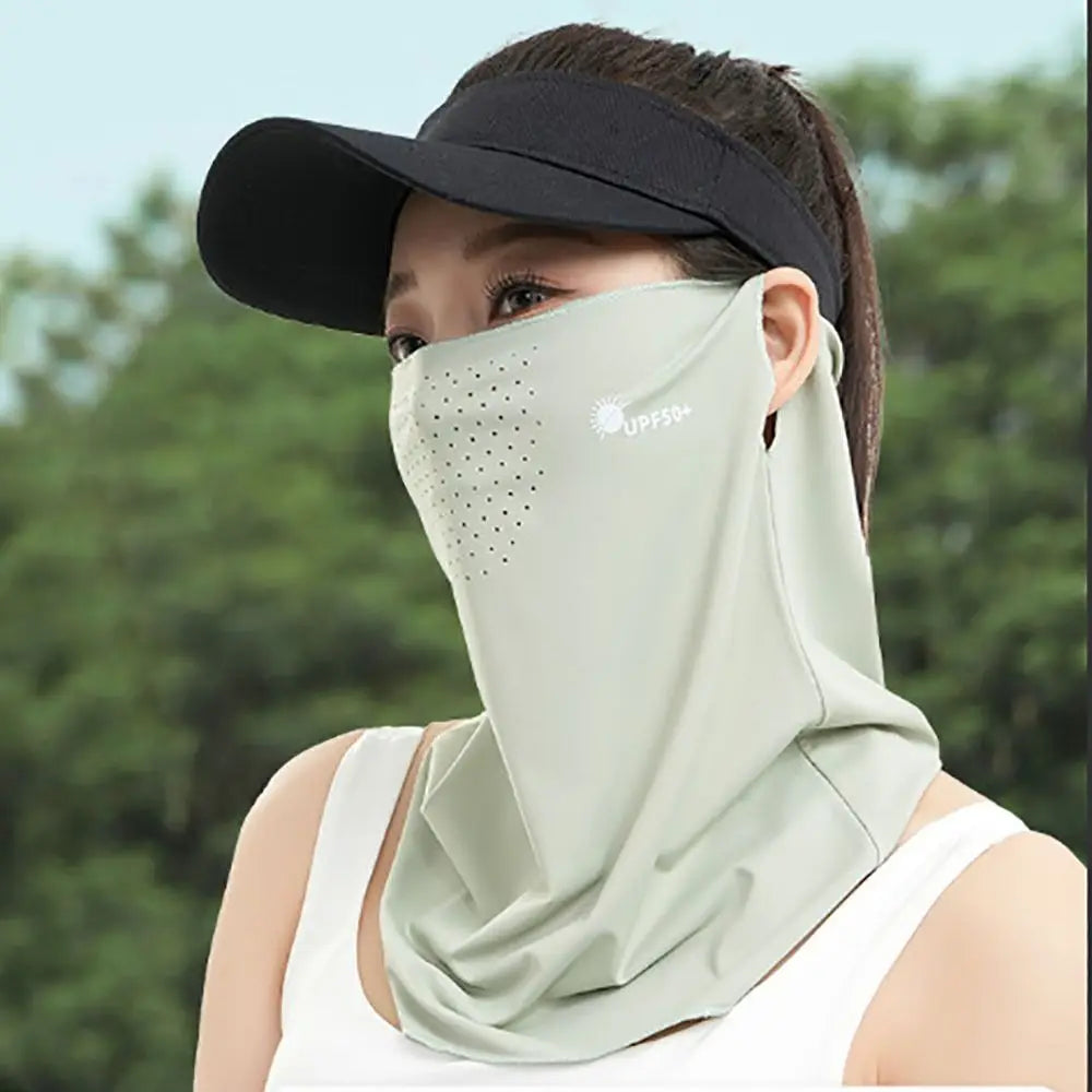 Durable UV Protection Sunscreen Face Veil Breathable Sunshade Ice Vue