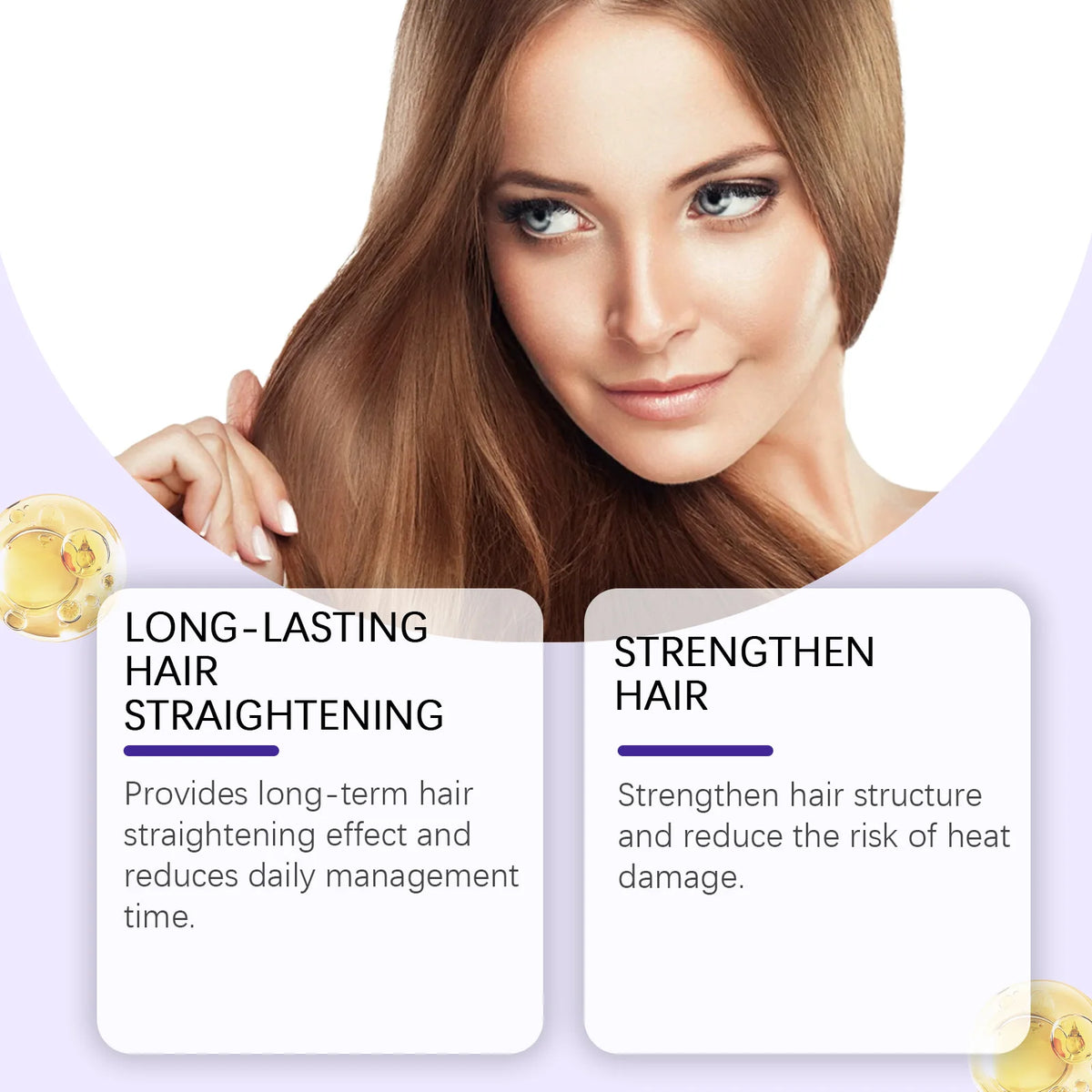 Protein Straightening Cream Nourishes Softens Hair Creating Silky Smooth Hair Repair Frizz Curls Naturally Without Damaging Hair Vue