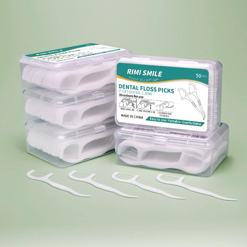 50/150/300/600/1000PCS portableDisposable oral care products,oral care, dental floss, Dental toothpick setfloss and toothpicks Vue