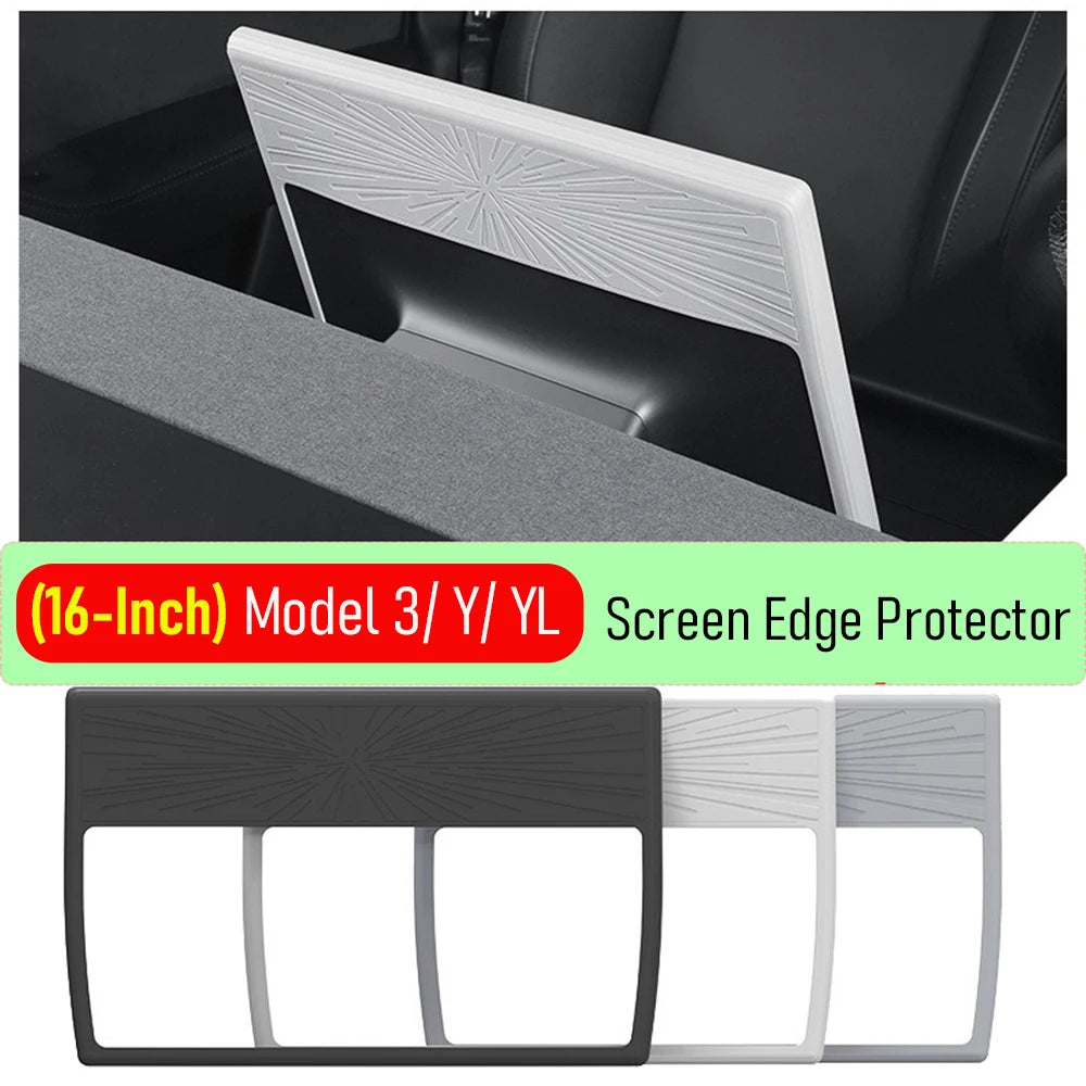 16-Inch Screen Frame Protective Cover for Tesla Model 3 YL Model Y Juniper Standard 2026 Interior Accessories Display Protector Vue