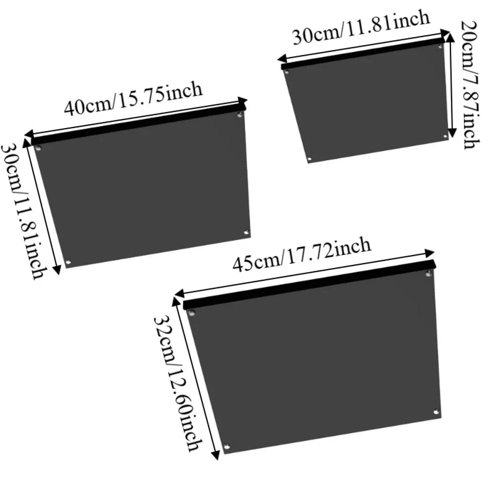 30/40/45cm Acrylic Cutting Board Anti-Bacterial Non-Slip Kitchen Chopping Board Food Grade Anti-Mold Countertop Protection Board Vue