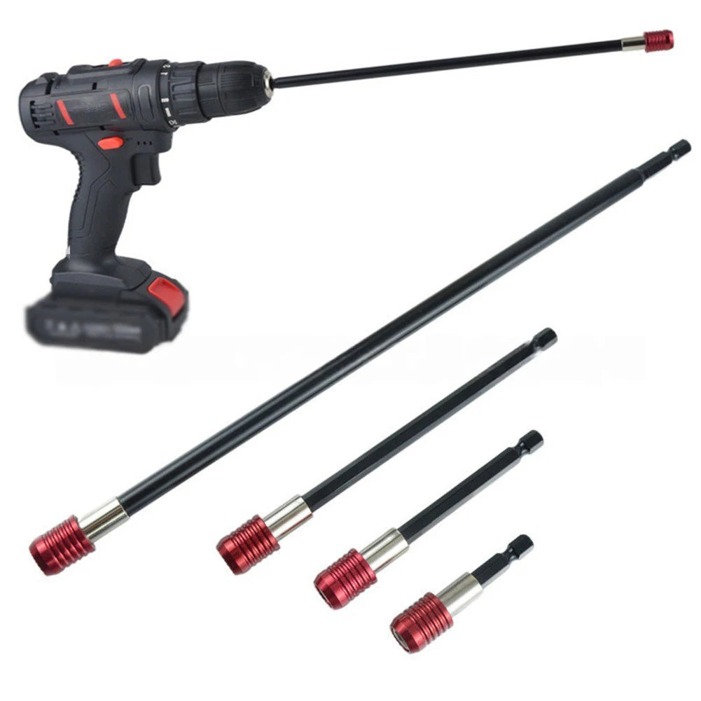 4-Piece Hex Drill Bit Extension Set | 60–300mm Quick-Release Rods Drill Bit Extension Set Vue
