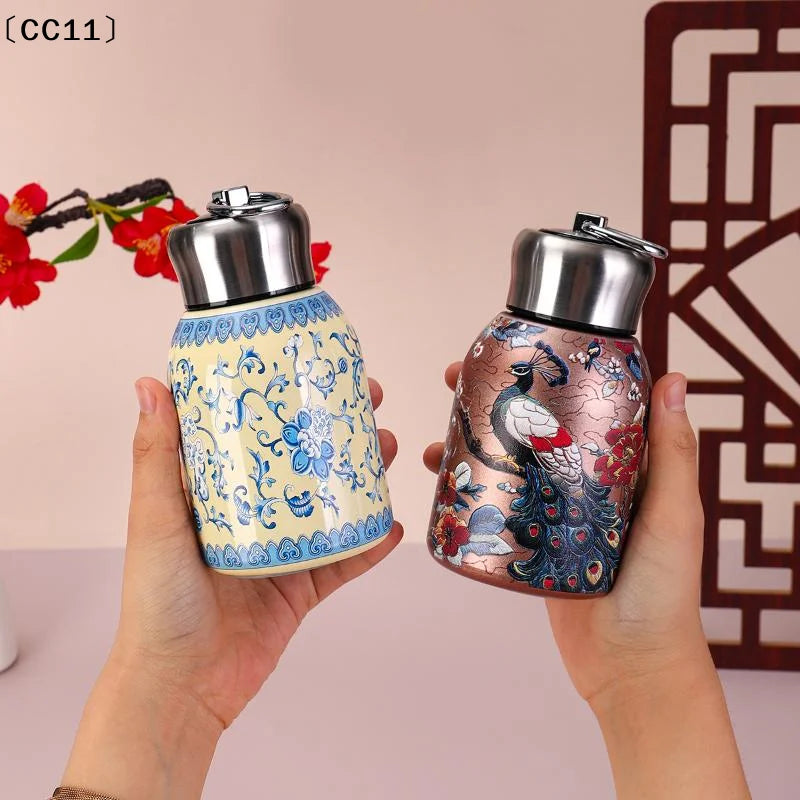 Pocket Cup Insulated Outdoor Lifting Ring Double-layer Vacuum Handy