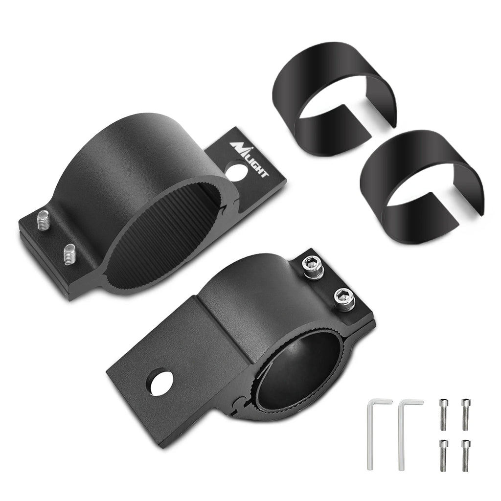 Nilight Tube Clamp Bracket Fit 1.81 to 2.13 Inch Round Bull Bar Crash Bar Guard Roof Rack Roll Cage Bumper for Offroad LED Light Work Driving Whip Lights Mounts on Truck ATV UTV Vue black United States