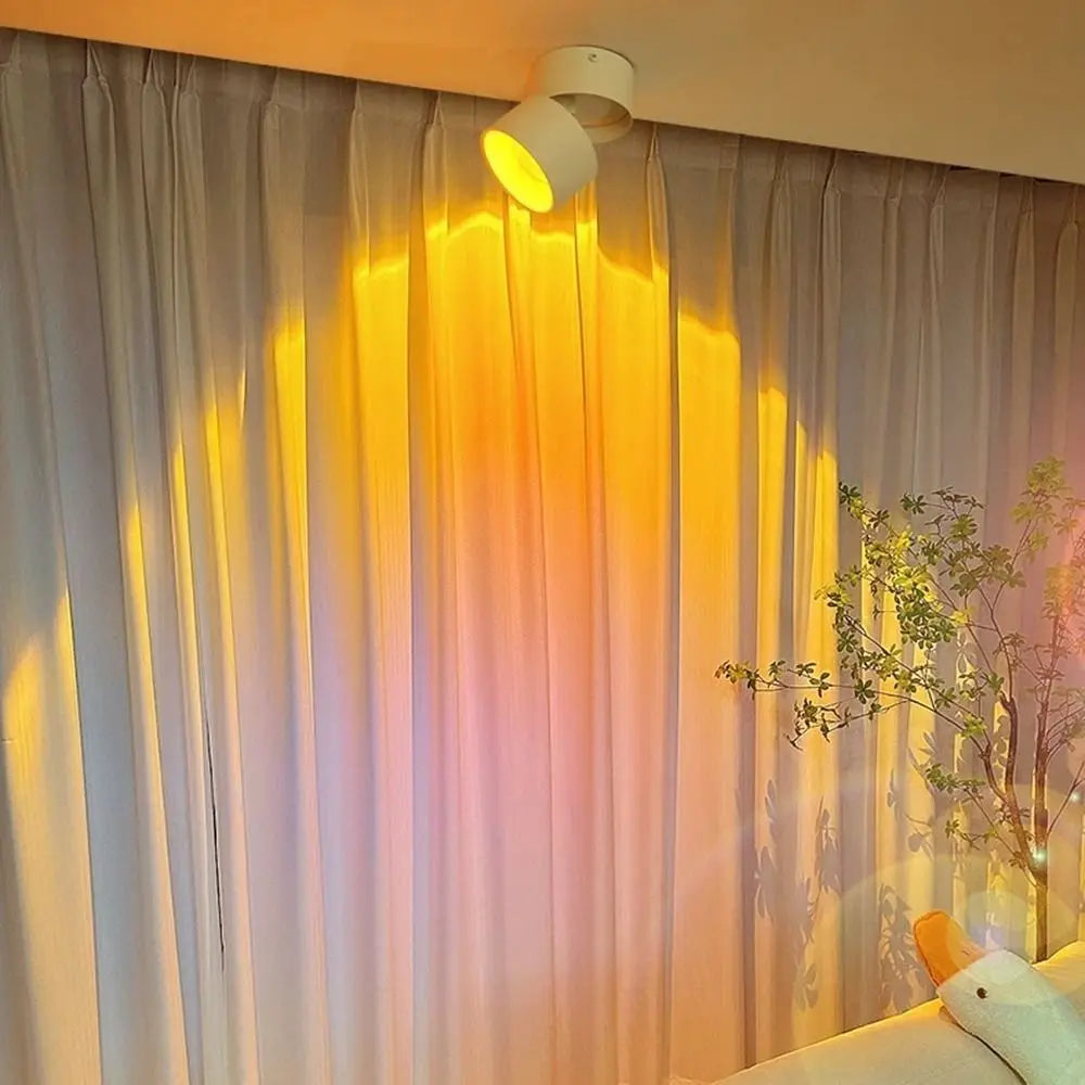 Mounted/recessed Sunset spotlight Foldable luxury Ceiling Spot Lighting delicate Led Down Lamp Hallway Vue