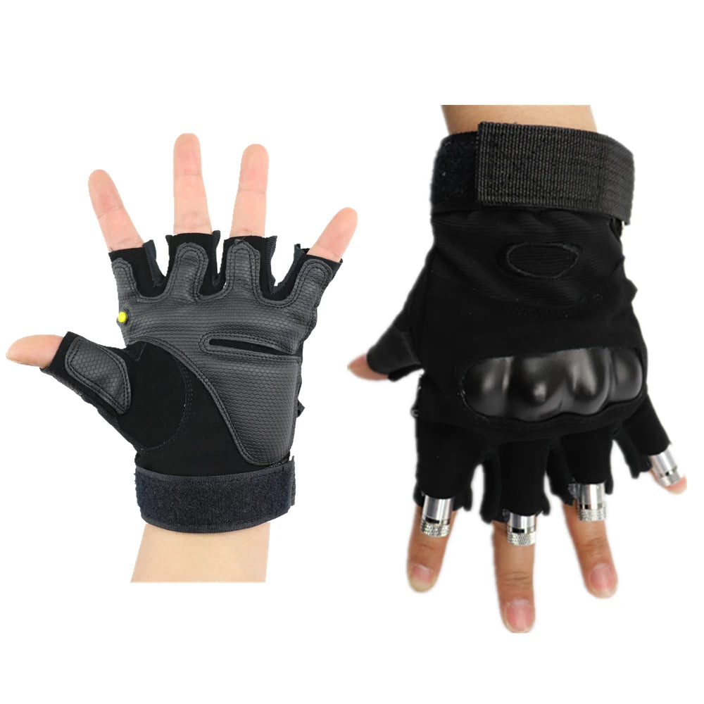 Sky Star Red Laser Gloves for Stage Performance LED Luminous Costumes Disco Ballroom Atmosphere Light Show Laser Light Vue